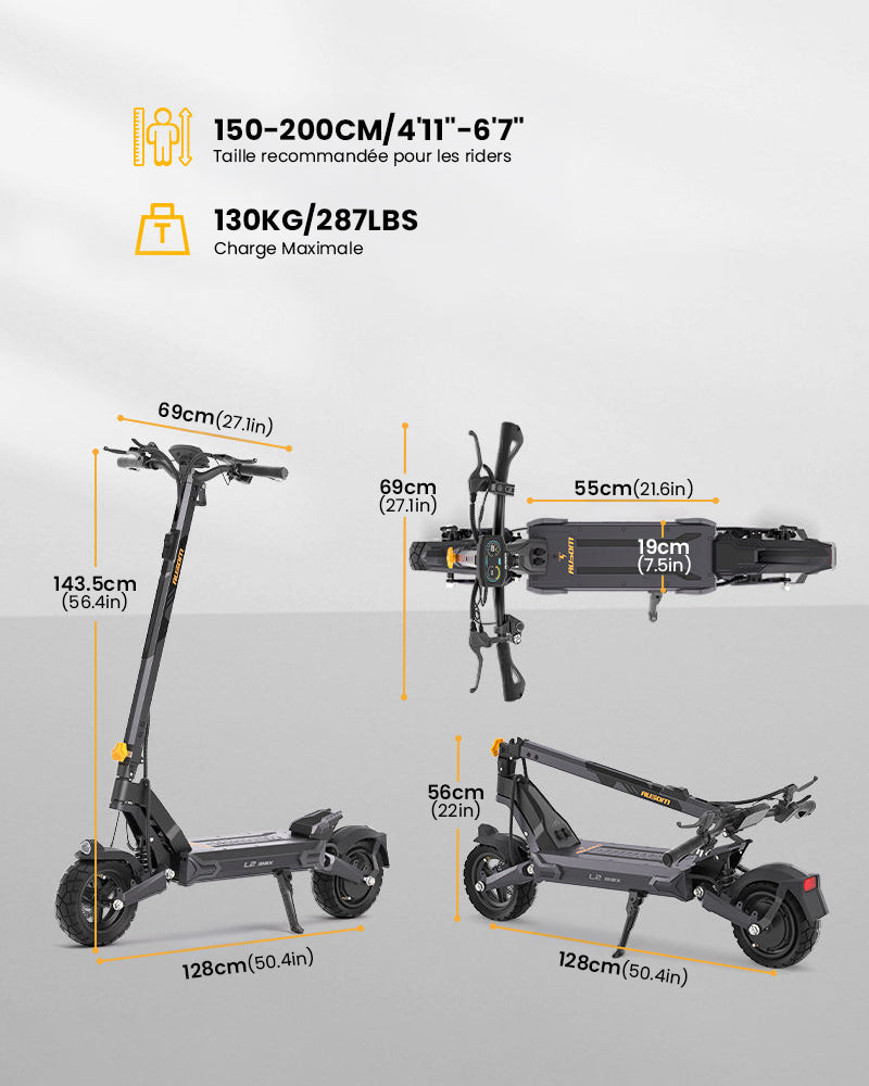 ausom-l2-max-dual-electric-scooter