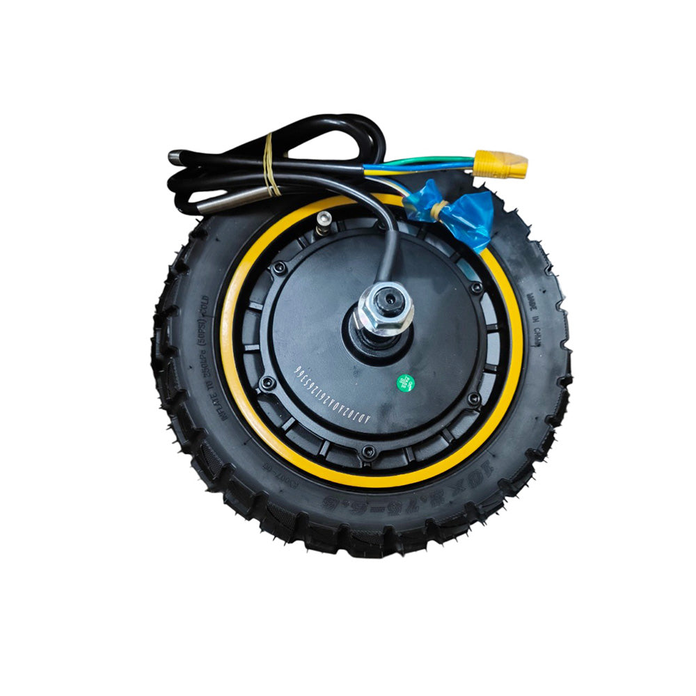 Roue arrière 10" avec pneu tout-terrain et moteur 1000 W pour Ausom K20 Pro Dual
